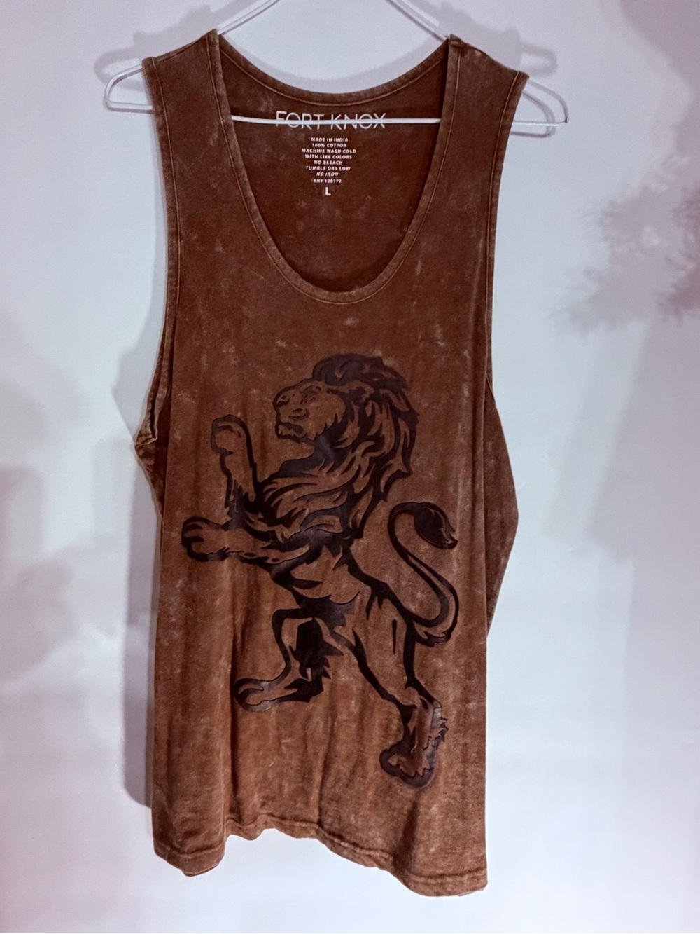 Brown Lion Graphic Tank
